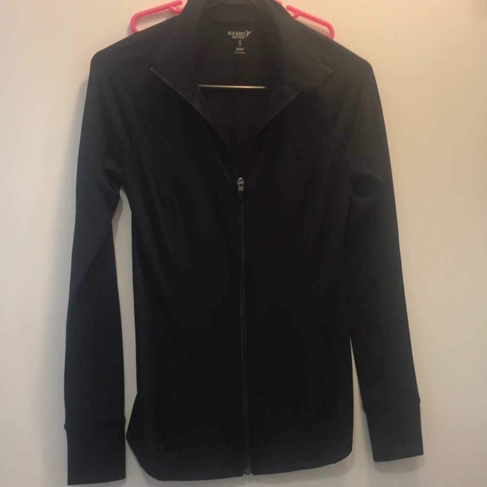 Zip up running sweater